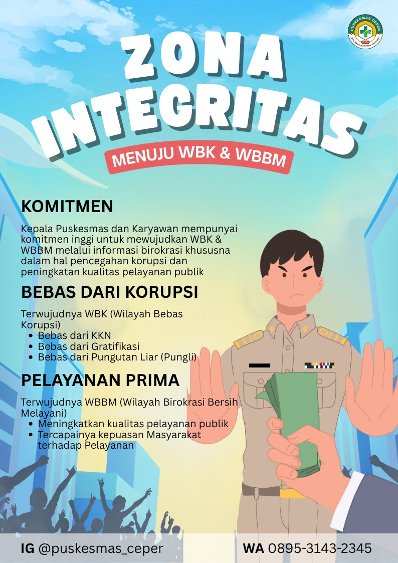 Komitmen Tinggi Puskesmas Ceper Menuju WBK & WBBM